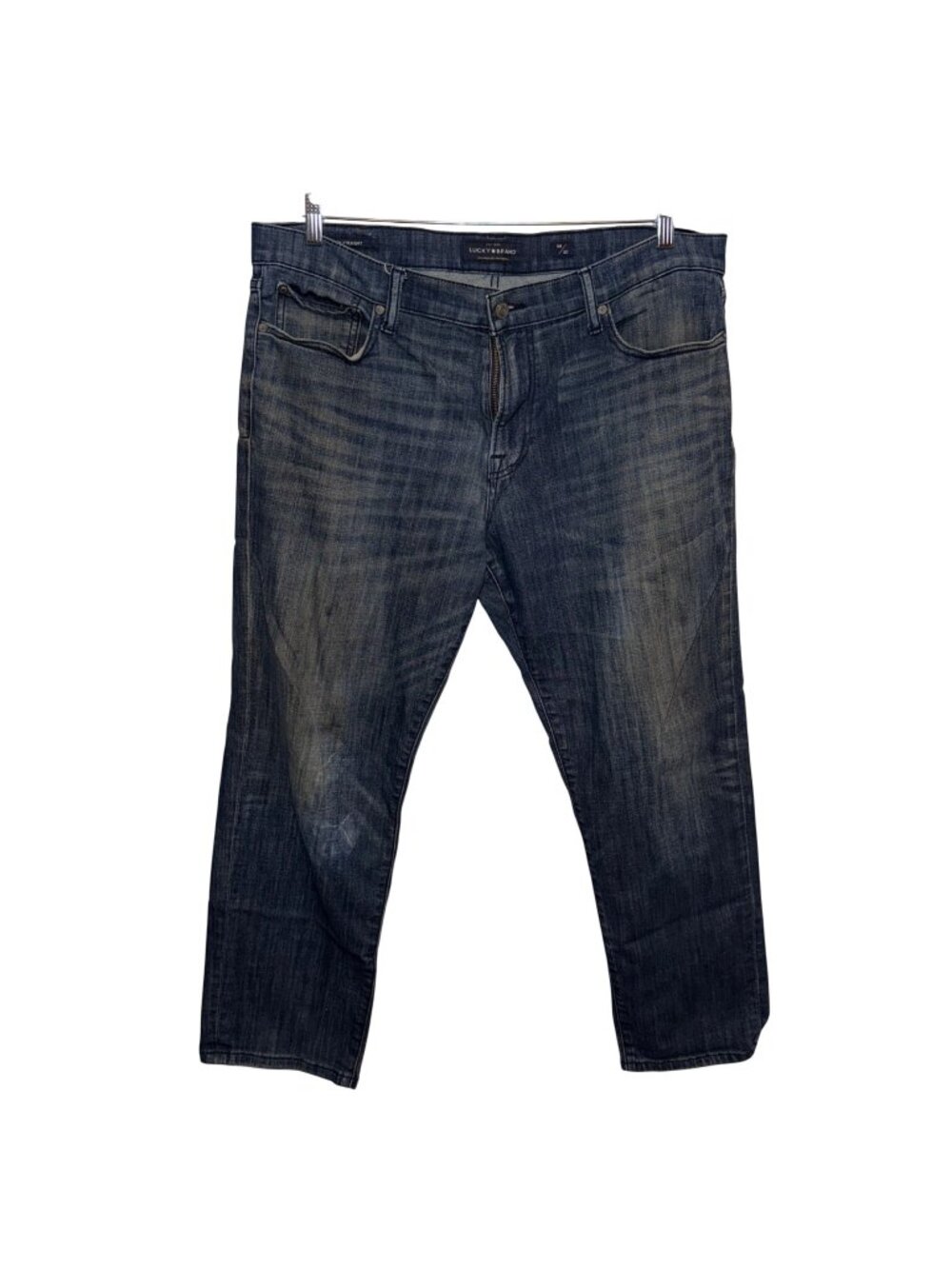 Lucky Brand Mens 221 Straight Jeans Blue Denim Size 38x30